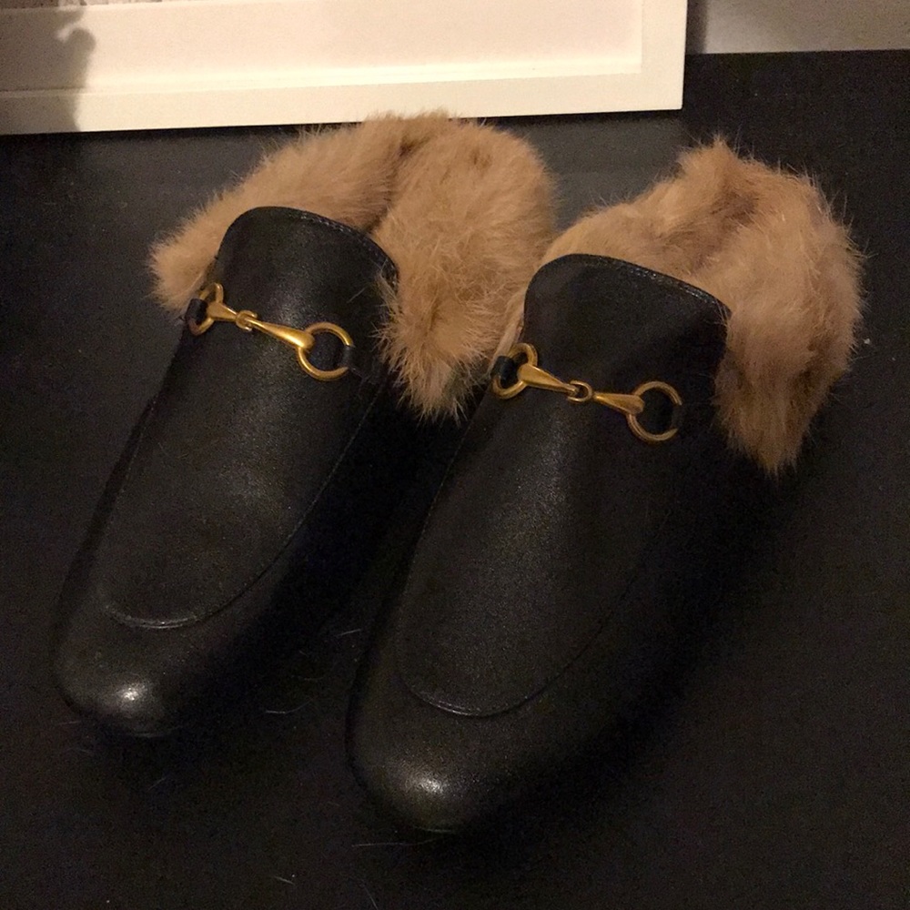 Fur Lined Mule Loafer